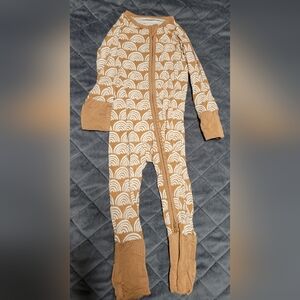 Little Sleepies Rust Rainbow Zippy 3-6mo